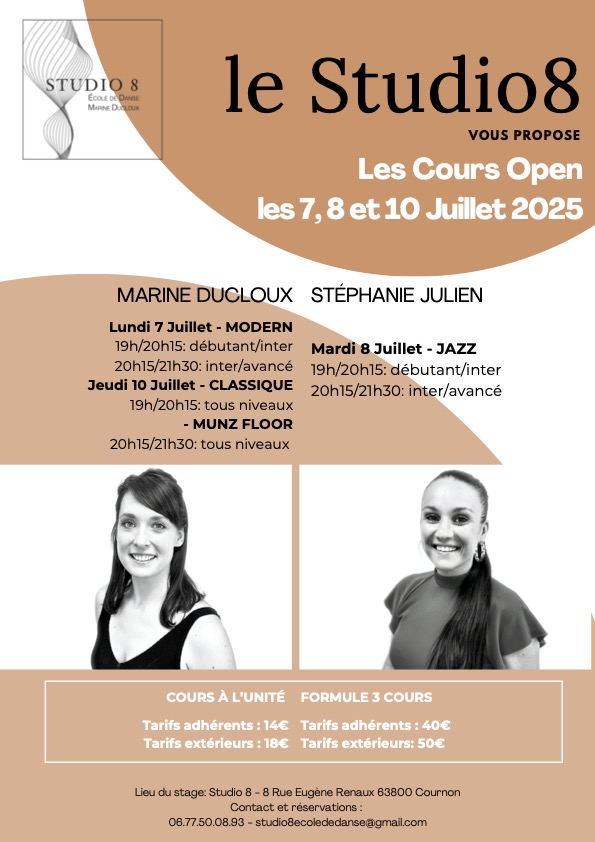 Cours open juillet 2025