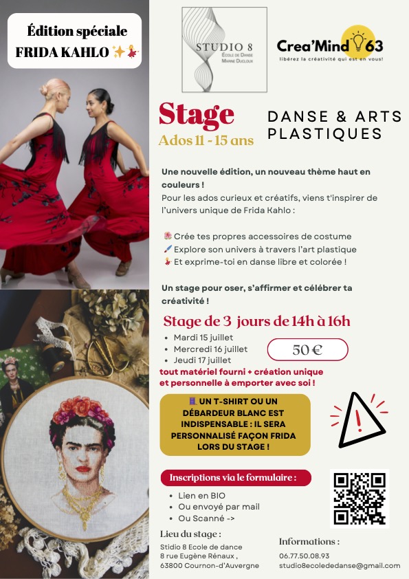 Stage juillet affiche